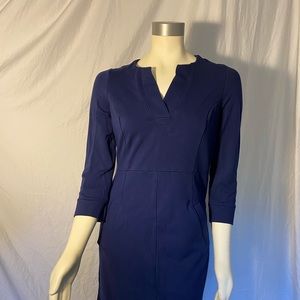 Lands End Navy Dress